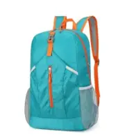 Travel lightweight foldable backpack hiking backpack splash proof Peacock Green