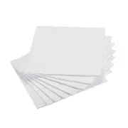 8 Pack 9.84 x 9.84" 5mm Thickness EVA Foam Sheets for Arts White