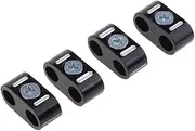 4 Dual Brake Throttle Cable Clamp Clips Organizer