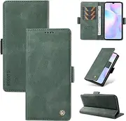 Ttianfa Compatible for iPhone 11 Pro MAX Case with Card Pocket Wallet Phone Case Magnetic Kickstand Flip Leather Cover for Women Men+2* Screen Protector-Green