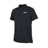 NIKE 男短袖POLO衫-運動 休閒 上衣 高爾夫 網球 DRI-FIT 黑白