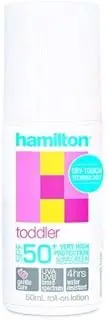 3 PACK OF Hamilton Toddler Sunscreen SPF50+ Roll-On Lotion 50ml