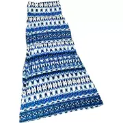 Cynthia Rowley - Maxi Skirt - Women's SMALL - Tie Dye Blue and White