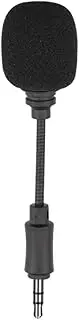 LRXIYODE Condenser Microphone for Pocket Mini Flexible Design for Vlogging Streaming Interviews Crisp Sound Capture Durable