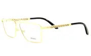 New Versace Aviator Reading Glasses Mod 1295 1002 57-13 145 Gold Frames Readers