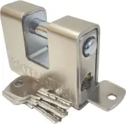 Britanium® BRP/74 [Armoured] Shipping Container Padlock - [Anti Drill Cylinde...