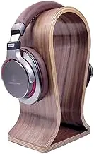 Headset Stand Headset Holder Wooden Headphone Stand Gaming Headset Stand Headphone Holder Hanger Fits Virtually All Headphones Smooth Comfortable Desktop Headset Holder