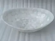 White Agate Oval Sink, Agate Bathroom Sink, Vanity Countertop Sink Home Decor