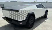 Tesla Cybertruck 2023-2025 Rear Wrap Around Octagon Graphic Decal