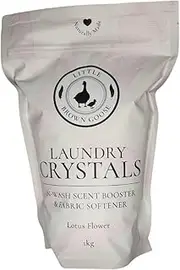 Little Brown Goose Lotus Flower Laundry Crystals, Fabric Softener & Scent Beads Laundry in 1, Natural Laundry Scent Booster for Sensitive Skin, Vegan, Cruelty Free, Paraben Free & Sulfate Free, 1KG