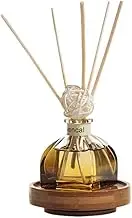 Lemongrass Reed Diffusers for Home & Bathroom, Rose & Osmanthus fragrans Scent Diffusers Stick Set Diffuser, with Room Reeds