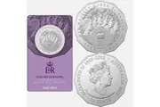 50c 2023 Elizabeth Regina HM Queen Elizabeth II Commemoration UNC