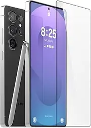 elago Tempered Glass + Screen Protector Compatible with Samsung Galaxy S25 Ultra, Curved Full Coverage, Anti-Fingerprint, Shatter-Proof, Scratch Protection, Crystal Clear Clarity