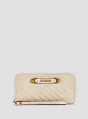 GUESS Women's Beige Sela Large Wallet