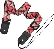1 Set Durable Chic Ukulele Shoulder Belt Practical Ukulele Accessories for Home School Travel More Creative Design with Tie Rope for Secure Fit and Tail Nail Fixation