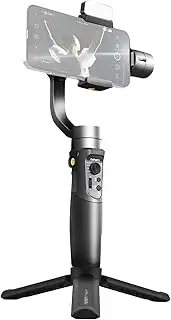 GUYOS 2024 Mobile+ 3-Axis Stabilizer Gimbal Stabilizer for Smartphone 280g/0.61lbs Payload Anti-Shaking Support 600°Rotational Inception Mode BT Connection App Control with Fill Light Module