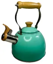 ROCKURWOK Tea Kettle Pot Cool Touch Ergonomic Handle Tea Kettle Turquoise
