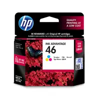 在飛比找蝦皮商城優惠-HP 46 三色原廠 Ink Advantage 墨水匣 (