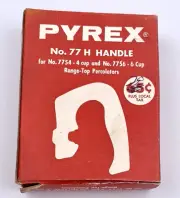 NOS Vintage Pyrex Glass Replacement Handle 77H For 7754 & 7756 Percolators