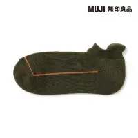 在飛比找momo購物網優惠-【MUJI 無印良品】男羊毛混圈絨厚織淺口直角襪(共5色)