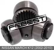 Spider Assembly Slide Joint 21X30.4 For Nissan March K12 (2002-2010) (for: Nissan)