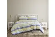 Ardor Milford Seafoam Polyester Cotton Quilt Cover Set Single