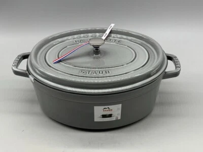 Staub Cast Iron 7qt Oval - Graphite (Reg. $419)