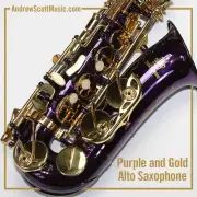 Alto Saxophone, Purple, New in Case, Suitable for both Professionals & Students