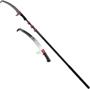 24 Feet Pole Saw for Tree Trimming,Telescopic Extension Tree Branch Cutter,Fruit Tree Cutting with Hook,trimmer Extendable,24 FT