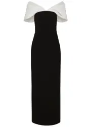 Solace London Dakota Off-the-shoulder Gown - Black - 10 10