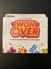 Vintage Parker Brothers Won Over, A Race To The Finish Card Game 1983 Unopened