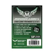 50pc Mayday 63.5x88mm Premium Card Game Sleeves Case/Guard Protector Dark Green