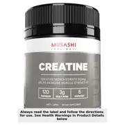 Musashi Creatine 120 Capsules