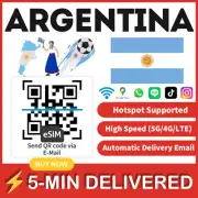 [eSIM] Argentina eSIM e-SIM card Travel Sim card Tarjeta eSIM Dato Data only A