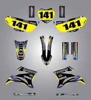Yamaha TTR 125 / 2008 - 2015 sticker kit SUNRISE style decals Fully Custom