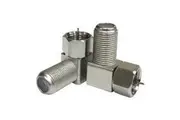 Adaptor F Type Male-F Type Female 90Deg