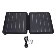 10W Solar Panel Charger with USB Type C Output for Outdoor Activities