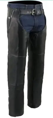 LEATHER, BIKER, MOTORCYCLE, CHAP, ML-1191N, SHAF