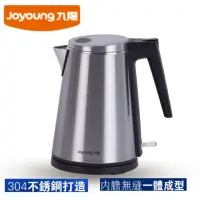 在飛比找momo購物網優惠-【JOYOUNG 九陽】1.5L雙層304不鏽鋼快煮壺/電茶