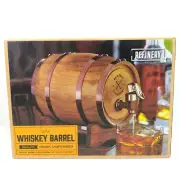 Refinery & and Co Wood Whiskey Barrel Spirit Quality Drink Dispenser 800ml New