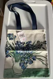 Metropolitan Museum of Art Van Gogh Irises Tote Bag Iris Flower MMA