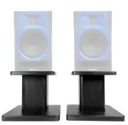 Rockville 8” Black Studio Monitor Speaker Stands For Presonus R65 Monitors