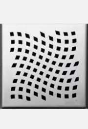 NEW OATEY Designline 4 in. x 4 in. Stainless Steel Square Shower Drain with Wave