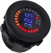 Waterproof Car Volt Meter Color Screen Voltmeter Automotive Dc 12v Volt Meter Gauge Motorbike Voltmeter Digital Display Voltmeter Black