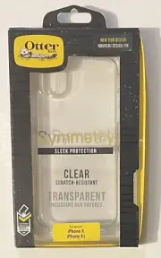 Otterbox Symmetry Sleek Protection Series Case For Apple iPhone X XS Clear