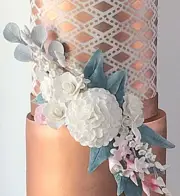 Evil Cake Genius Diamond Dash Cake Side Stencil Large