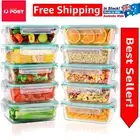 Airtight Glass Meal Prep Containers 1040ML – Leakproof & Microwave Safe Storage