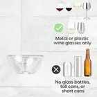 Hanging Wine Glass Rack Holder for Wall Stylish Bathroom