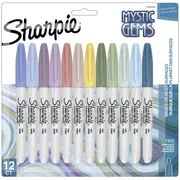 12 Pack Sharpie Mystic Gem Special Edition Fine Point Permanent Markers