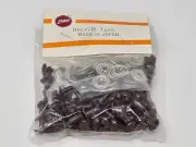 Bulk Vintage Zims 10mm Brown Oval Plastic Safety Eyes Noses Amigurumi Craft Doll